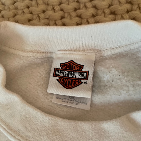 Harley-Davidson Crewneck Sweatshirt – White – XXL - Picture 6 of 11